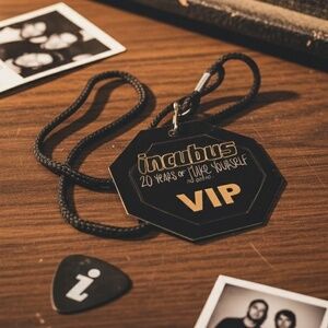 Incubus VIP Pass Lanyard | 20 Years Make Yourself Tour Concert Badge Collectible